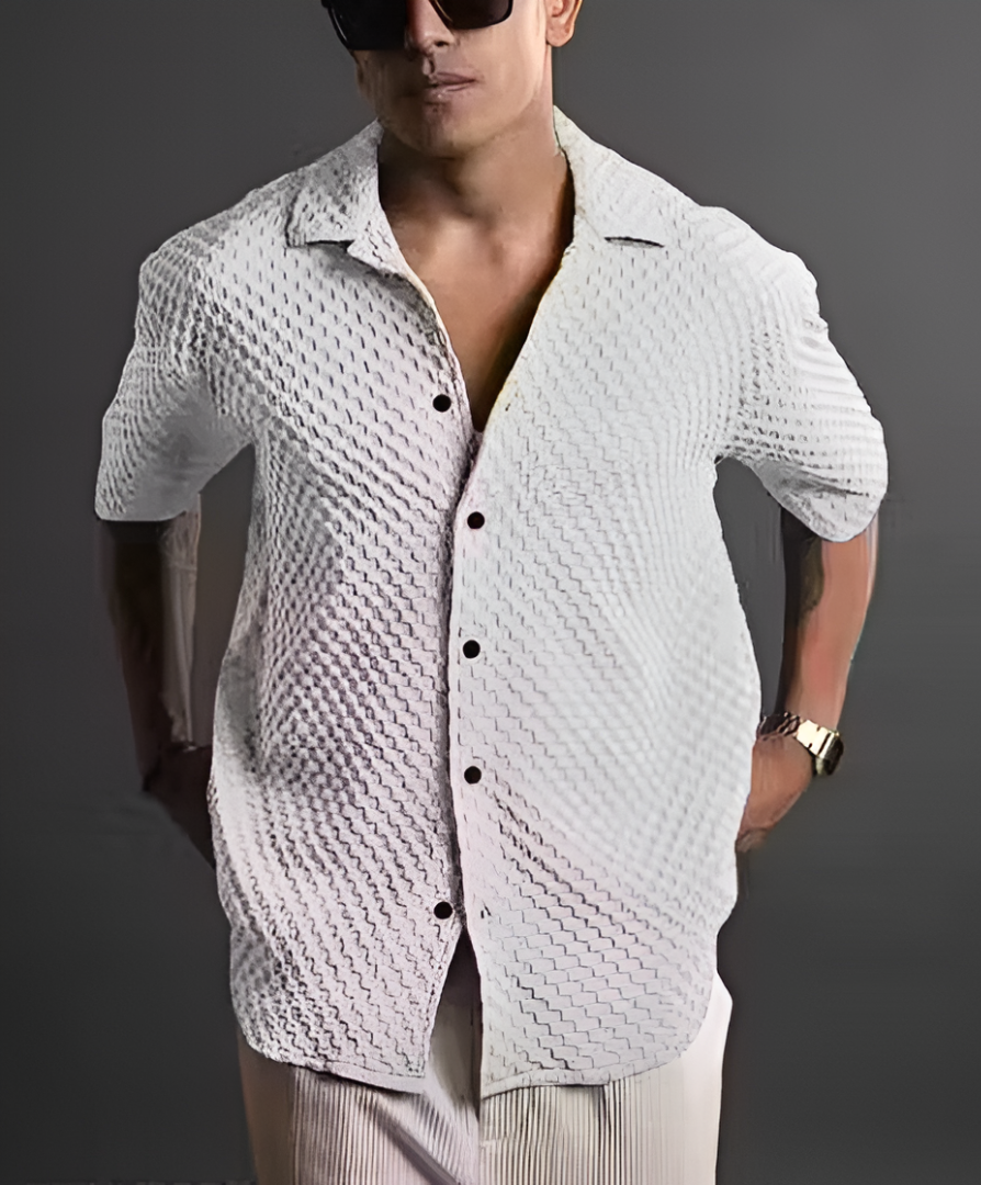 Premium Textured Casual Shirt – Men’s Fashion
