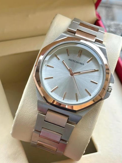 American Viber Premium Metal Strap Watch